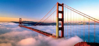 США, Калифорния, мост Золотые Ворота